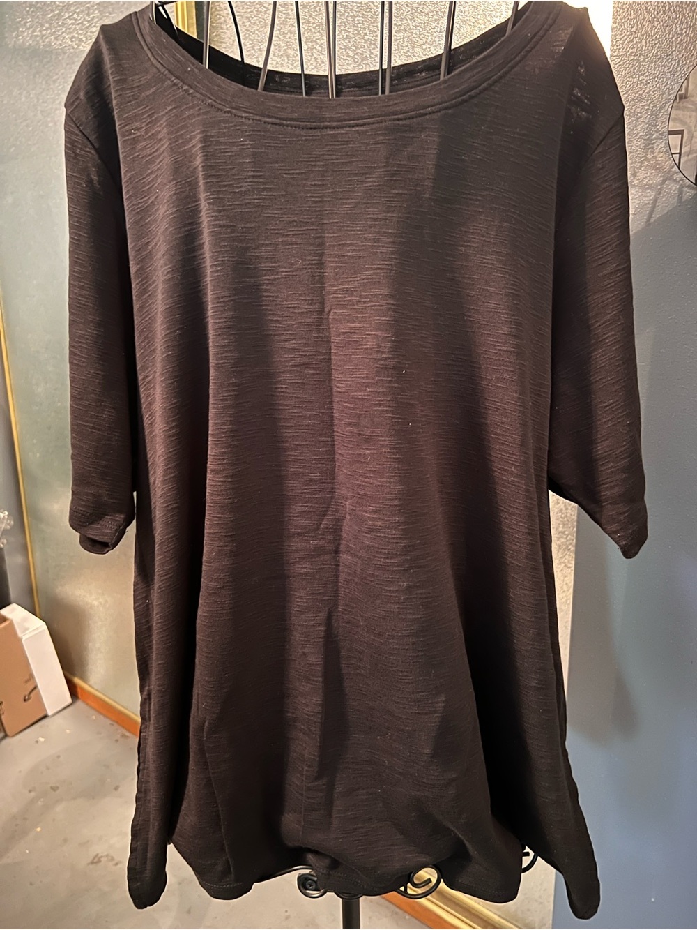 Women’s J Jill Black Short Sleeve Top